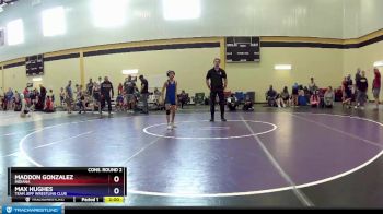 74 lbs Cons. Round 2 - Maddon Gonzalez, Indiana vs Max Hughes, Team Jeff Wrestling Club