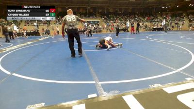 110 lbs 2nd Place - Noah Shuemake, Viking Wrestling Club vs Kayden Walker, Tulsa Blue T Panthers