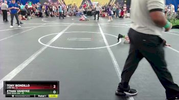 84 lbs Round 3 (8 Team) - Ethan VanDyke, Ohio Gold 24k vs Tony Biondillo, Lake WC