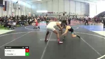 120 lbs Quarterfinal - Kristofer Arrey, Threshold WC vs Ty Chandler, The Club