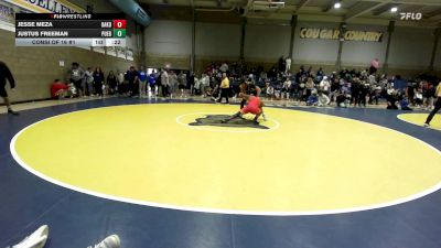 160 lbs Consi Of 16 #1 - Jesse Meza, Oakdale vs Justus Freeman, Pueblo East (CO)