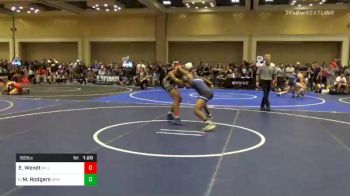 Match - Ethan Wendt, Millikan HS vs Matthew Rodgers, Uprising Wrestling Club