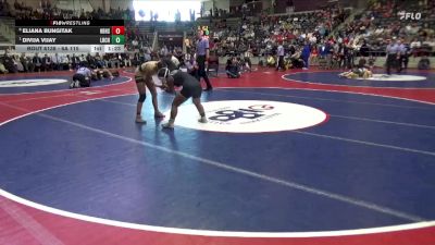 6A 115 lbs 3rd Place Match - Eliana Bungitak, Har-Ber vs Divija Vijay, Little Rock Central High School