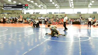 138 lbs Rr Rnd 1 - Kaleb Komisarski, Lucky Duck Wrestling Club - HSB vs Ian Ramsey, Legacy Dragons - HSB