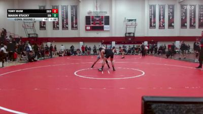 157 lbs Cons. Round 3 - Tony Isom, Southern Oregon vs Mason Stucky, Unattached