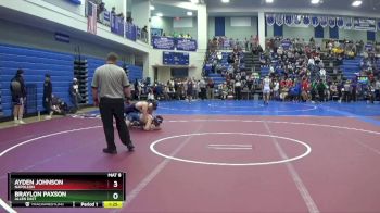 190 lbs Quarterfinal - Braylon Paxson, Allen East vs Ayden Johnson, Napoleon