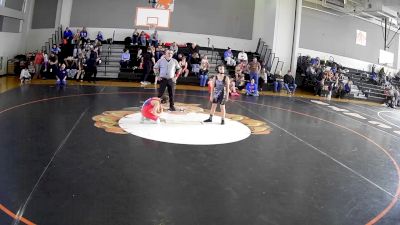 85 lbs Round 2 - Zayne Zufall, Mt. Pleasant vs John Hamilton, Burrell