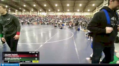 52 lbs Cons. Round 3 - Julian Taoho, Timpanogos Wrestling vs Ayden Bobadilla, Aviator Wrestling Club