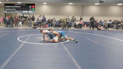 120 lbs Round Of 128 - Kaden Haakinson, MN vs Paden Alyea, VA