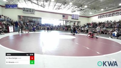 92 lbs Rr Rnd 3 - Aleks Routledge, Husky Wrestling Club vs Billy Woods, Morrison Takedown Club