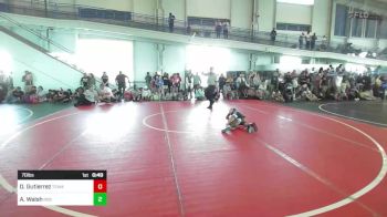 70 lbs Consi Of 4 - Daniel Gutierrez, Team Selma vs Aukai Walsh, 808 Wrestling