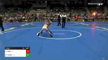 67 lbs Quarterfinal - Cohen Reer, Burnett Trained vs Roman Tuttle, Roanoke Area Wrestling