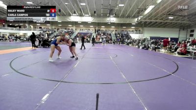 207 lbs Quarterfinal - Carla Campos, Texas Wesleyan vs Haley Ward, Avila