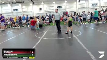 72 lbs Round 4 (6 Team) - Colton Brown, U2 Upstate Uprising vs Elijah Hill, 84 Athletes