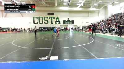 106 lbs Champ. Round 1 - Bryan Desales, Bell Gardens vs Landon Quirk, Nordhoff