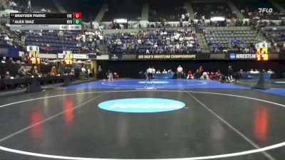 125 lbs Quarterfinal - Alex Diaz, NYU vs Brayden Parke, Coe