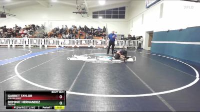 106 lbs Cons. Round 3 - Garret Taylor, Golden West vs Dominic Hernandez, Fresno