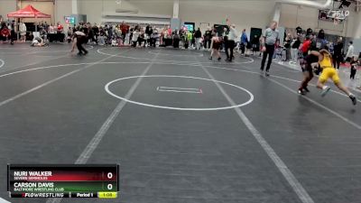97 lbs Cons. Semi - Carson Davis, Baltimore Wrestling Club vs Nuri Walker, Severn Seminoles