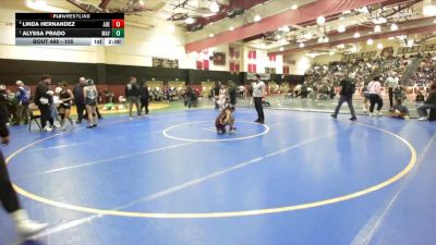 105 lbs Quarterfinal - Alyssa Prado, Mayfair vs Linda Hernandez, Adelanto
