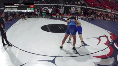 190 lbs Champ. Round 2 - Isabelle Rodela vs Madilyn Juelke, Montana