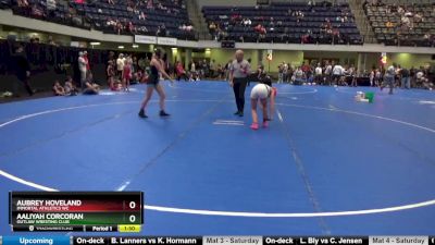 105 lbs Round 3 - Aubrey Hoveland, Immortal Athletics WC vs Aaliyah Corcoran, Outlaw Wresting Club