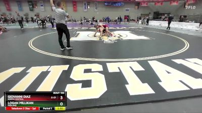 165 lbs Cons. Round 1 - Logan Millikan, Midland vs Giovanni Diaz, North Central