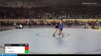 5A-106 lbs Semifinal - Hunter Jackson, Elgin Public Schools vs James Peach, Pryor