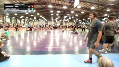 113 lbs Rr Rnd 2 - Derion Williams, Ragin Raisins Catawba HS vs Logan Medeiros, Iron Faith Wrestling