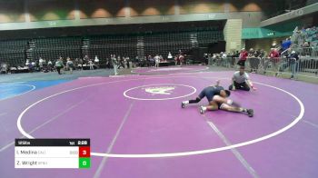 125 lbs Consi Of 16 #2 - Isaiah Kainoa Medina, California Baptist University-UNATT vs Zachary Wright, San Francisco