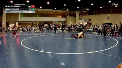 126 lbs Round 2 (6 Team) - Gamble Gossett, Team Shutt RJ vs Thomas Lobliner, Raider WC