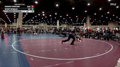113 lbs Round 2 (6 Team) - Wyatt Womack, Team Mat Clash vs Hudson Sweitzer, VSUS Athletics RTC