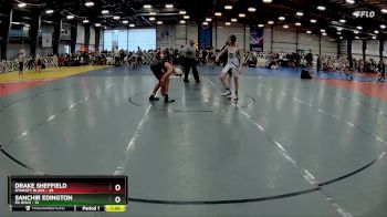 115 lbs Rd# 9- 2:15pm Saturday Final Pool - Drake Sheffield, Dynasty Black vs Sanchir Edington, PA Gold