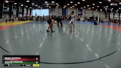 115 lbs Rd# 9- 2:15pm Saturday Final Pool - Drake Sheffield, Dynasty Black vs Sanchir Edington, PA Gold