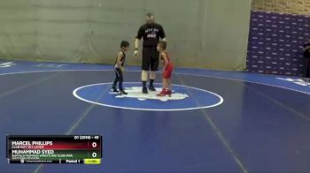 45 lbs Cons. Semi - Marcel Phillips, Club Not Yet Listed vs Muhammad Syed, Buffalo Nomads Wrestling Club (Far Western Region)