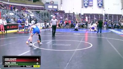 101 lbs Cons. Round 4 - Josh Knapp, Horseheads Sr HS vs Mark Cook, Attica-Batavia Sr HS