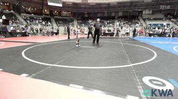 46 lbs Round Of 16 - Stetson Long, Pocola Youth Wrestling vs Colton Murrell, Claremore Wrestling Club