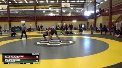 157 lbs Cons. Round 7 - Anthony Evanitsky, Wyoming Seminary (PA) vs Brogan Tucker, St Paris Graham