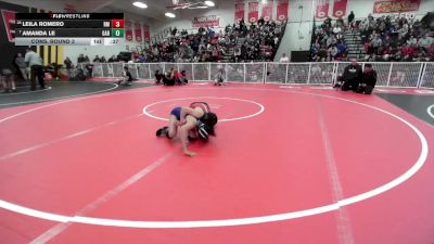 110 lbs Cons. Round 3 - Leila Romero, Rio Mesa vs Amanda Le, Gabrielino