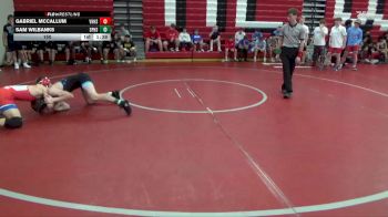 150 lbs Round 1 (3 Team) - Sam Wilbanks, Spain Park Hs vs Gabriel McCallum, Vestavia Hills