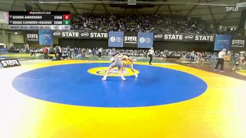 Boys 3A 144 lbs Champ. Round 2 - Soren Andersen, Stanwood vs Eddie Cormier-Higgins, Enumclaw