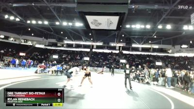 215 lbs Cons. Semi - Dre Tarrant Sio-Fetaui, Lincoln (Tacoma) vs Rylan Reinebach, Mountain View