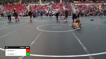 73 lbs Cons. Round 2 - Archer Deeds, Pratt Wrestling Club vs Jacob Boswell, PHENOM