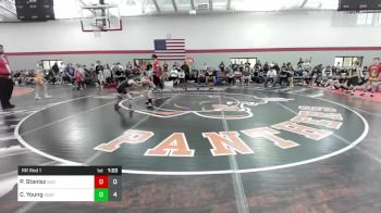 60 lbs Rr Rnd 1 - Parker Stanisz, Indiana Outlaws Black vs Collin Young, Kodiak Attack