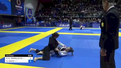 OUTI K. TAMMILEHTO vs NINA NAVID 2023 European Jiu-Jitsu IBJJF Championship