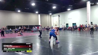 285 lbs Round 2 (8 Team) - Paul Ballard, Iowa Black vs Ethan Hill, S.E.O. Wrestling Club- Blue