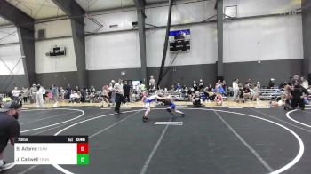 73 lbs Consi Of 4 - Bentley Adams, Team Real Life vs Jack Cadwell, Thunder Mountain WC