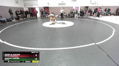 120 lbs Cons. Round 1 - Makiah Carter, Willits vs Joudi Al Sultan, Fremont (Sunnyvale)