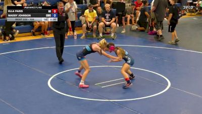100 lbs Round 2 - Maddy Johnson, Maryland Mana vs Ella Paris, NH