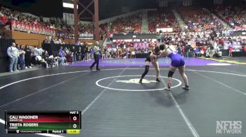 155 lbs Semifinal - Cali Wagoner, Oakley HS vs Trista Rogers, Haven