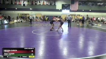 145 lbs Cons. Round 3 - Melena Garcia, Linn-Mar vs Macy Koser, North Scott